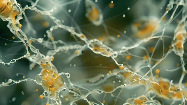Timelapse photography capturing the reuptake process in action with neurotransmitters being rapidly transported back into the neuron.