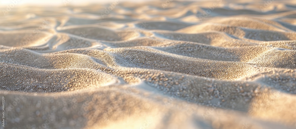 Poster detailed shot capturing the texture of sand with copy space image.