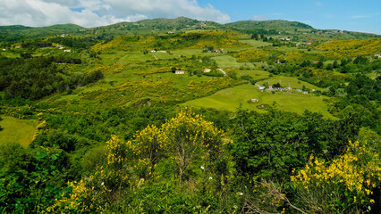 Castello Dentice e borgo di Carovigno. Brindisi. Puglia, Italy