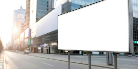 Fototapeta premium Promotional Display Board for Department Store Products and Services. Concept Visual Merchandising, Retail Marketing, In-Store Promotions, Store Branding, Customer Engagement
