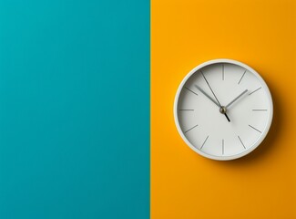 Wall clock on a background