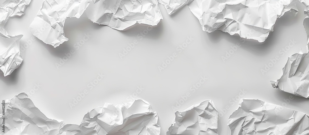 Aufkleber a paper placed against a white backdrop with available copy space image.