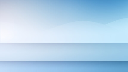 Minimalistic Abstract Wave Design, Soft Blue and White, Clean Background with Copy Space