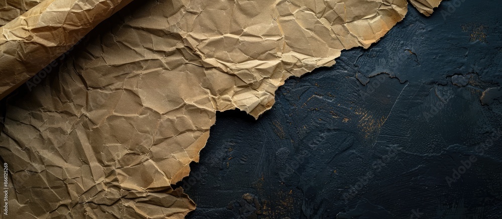 Poster dark colored sheet of paper with copy space image.