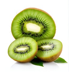 Fototapeta premium Kiwi slice.