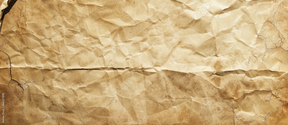Fototapete Background depicting aged paper with an empty area for text or design elements; includes a classic paper texture, suitable for use as a copy space image.