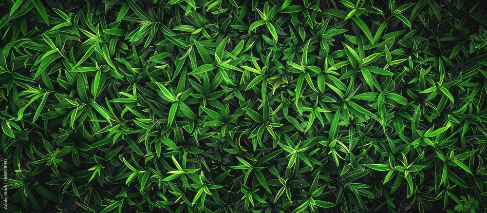 Poster background of lush green grass with copy space image.