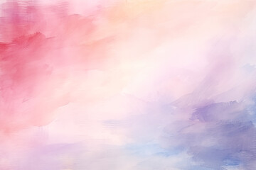 Abstract Watercolor Background, Pastel Hues, Artistic Design with Copy Space