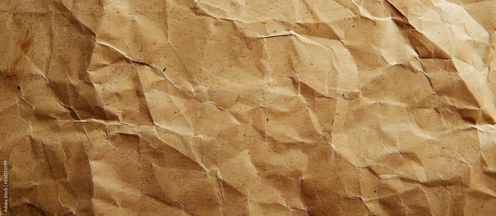 Poster Abstract light brown paper texture background ideal for designing or incorporating text, with space for placing images. image with copy space