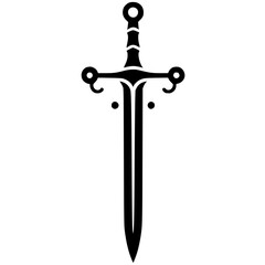 Simple sword silhouette