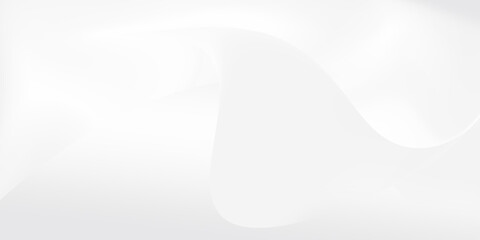 Abstract background with lines curves. Gray and white style. Gradient and glowing graphics. Curtain white wave and soft shadow. fabric and curved designs