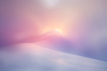 ぼやけた光の色と影を持つ抽象的なグラデーションの背景