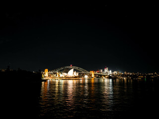 Obraz premium Sydney Opera House at Night