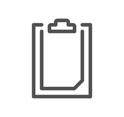 Contact related icon outline and linear vector.	
