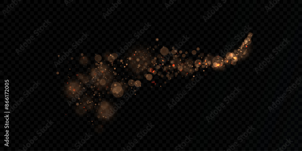 Poster magic glow png. the light effect sparkles along a curved path, sparkling with a brilliant, magical t