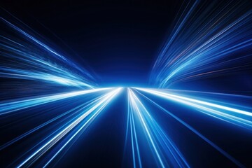 Blue light lighting flare laser.