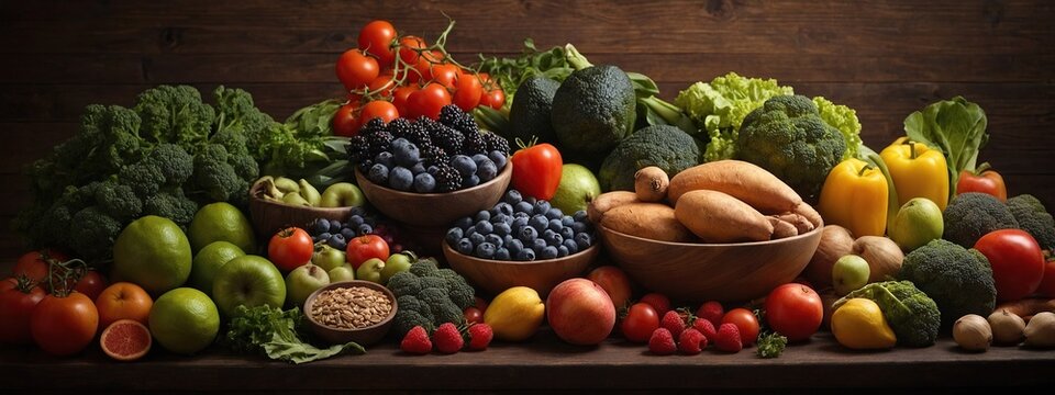 Keto diet and food items for it. Vegetables and fruits, diet burgers. Time-restricted eating. Intermittent fasting.