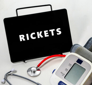 blood pressure monitor and word rickets