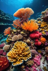 detailed view intricate coral formation marine life exploration, structure, underwater, sea, ocean, beauty, colorful, ecosystem, environment, tropical, reef