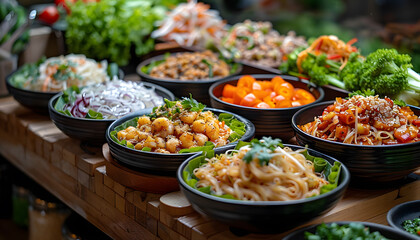 Obraz premium food background