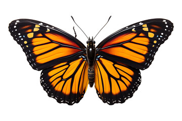 Obraz premium Monarch butterfly Isolated on transparent background