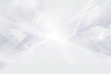 幾何学図形と光の反射の白背景