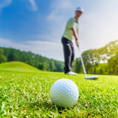 Fototapeta premium Golf scenery