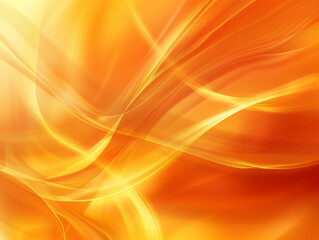 Abstract Orange Background, Generative AI Illustration