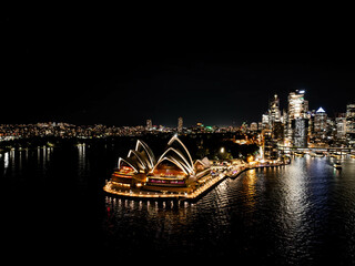 Obraz premium Sydney Opera House at Night