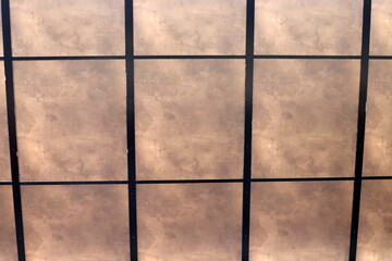 Architectural details close up. Abstract geometric background.