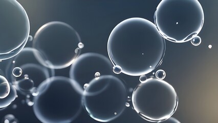 abstract background with bubbles