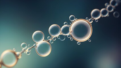 abstract background with bubbles