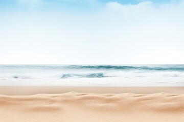 Fototapeta premium Sandy beach outdoors horizon nature.