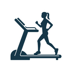 vector Gym and fitness silhouette design illustration template