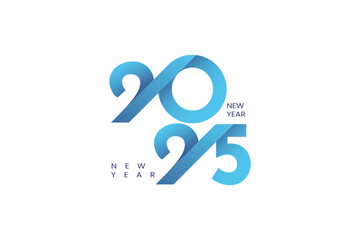 Happy new year 2025 template design