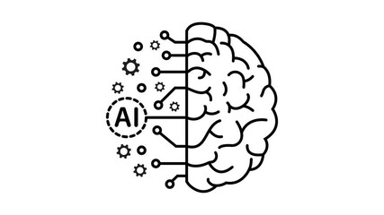 AI brain animation