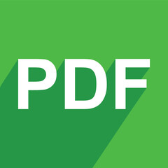 PDF File Format Icon For Your Project