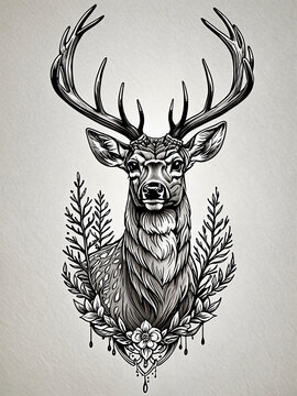 deer head 