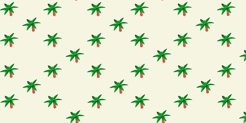 Jamaica pattern illustration. 3d render.