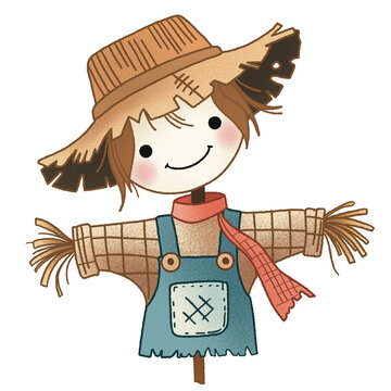 Cute scarecrow