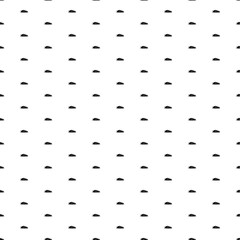 Square seamless background pattern from black electric car symbols. The pattern is evenly filled. Vector illustration on white background