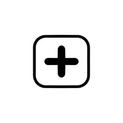 New Post Icon on Social Media. Add Picture Symbol Image