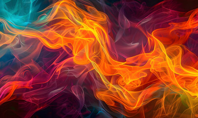 Fototapeta premium fire spark burn on dark background