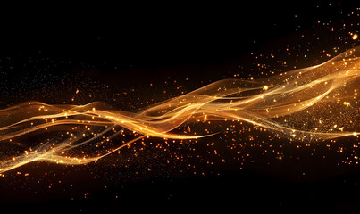 fire spark burn on dark background