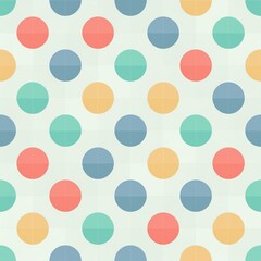 Un fond de motif sans couture. Jolie sphère aux couleurs aléatoires, motif répétitif. Style illustrator.