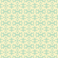 Blue and white watercolor ornament painted with watercolor on paper.