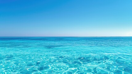 Fototapeta premium Ideal background image A clear sky vibrant blue perfect for a relaxing holiday after a hectic workday