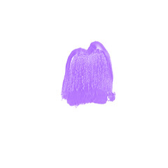 Purple Abstract Gouache Brush Stroke