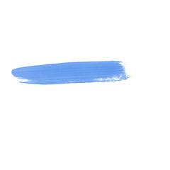 Blue Gouache Brush Stroke