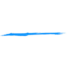 Blue Gouache Brush Stroke